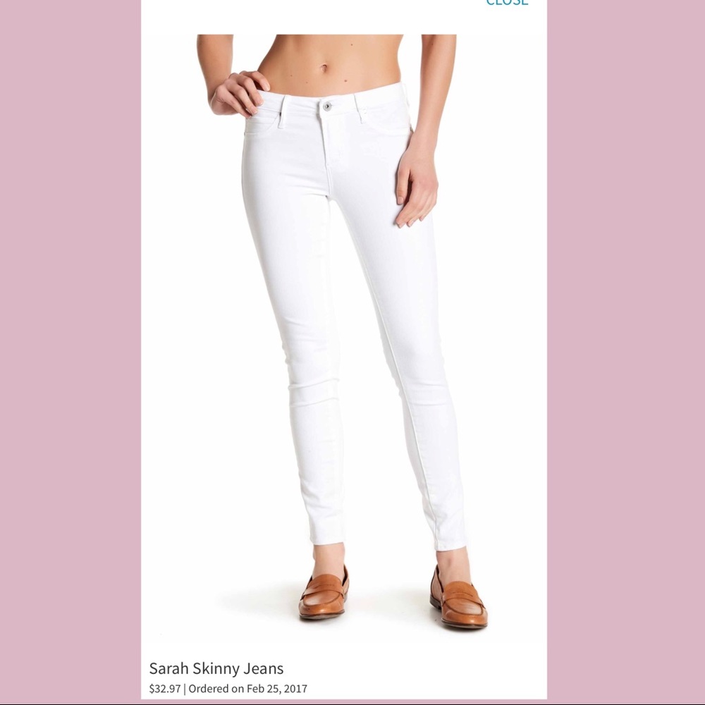 Article of Society white jeans